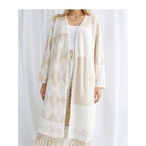 House of sunny women’s sweater duster Sz 8 new